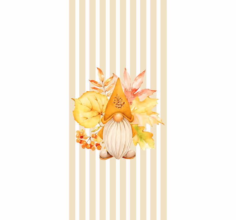 Autumn Gnome Display other blind - TenStickers
