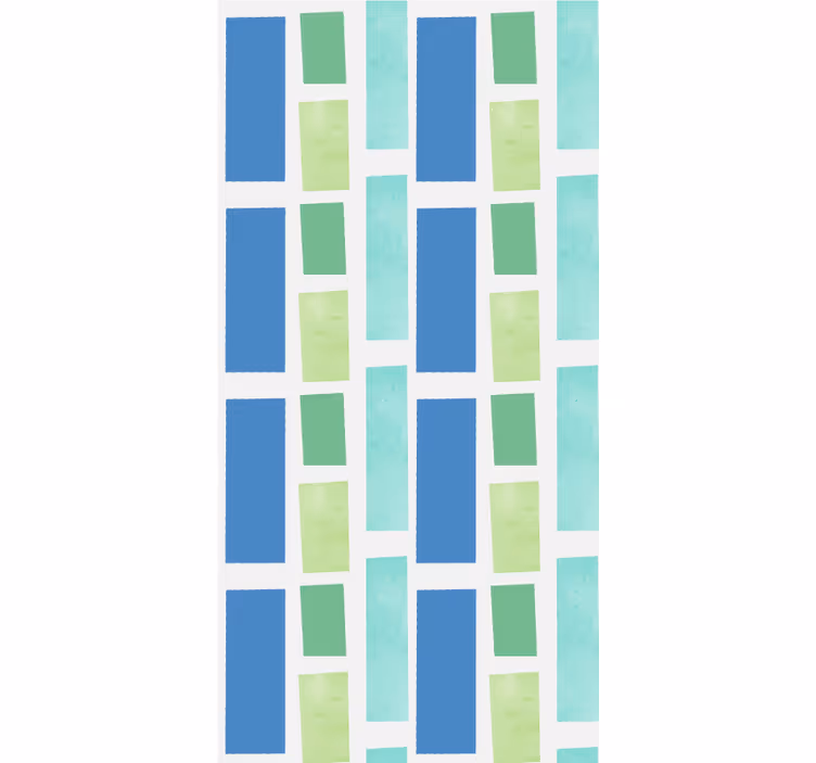 Texture and pattern blind geometric block design - TenStickers