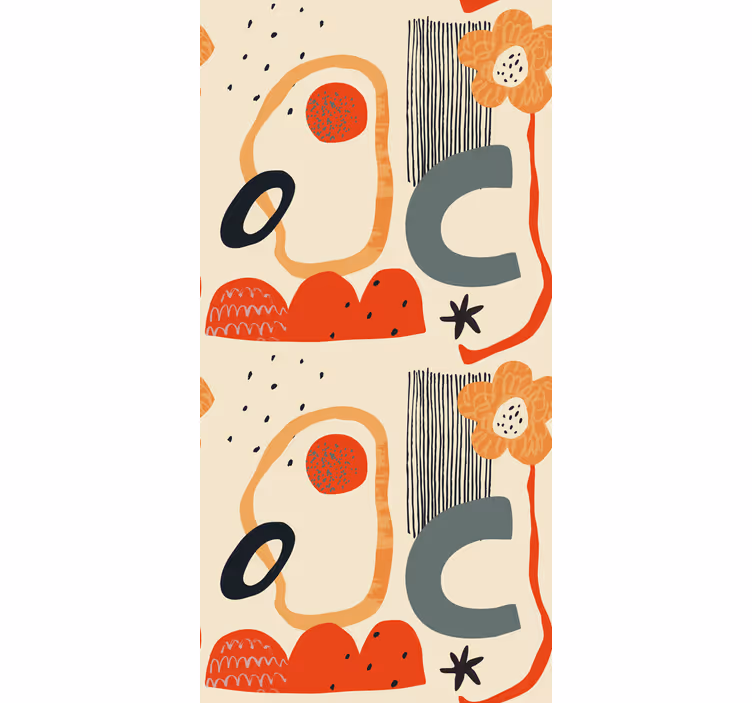 Abstract Floral Composition other blind - TenStickers