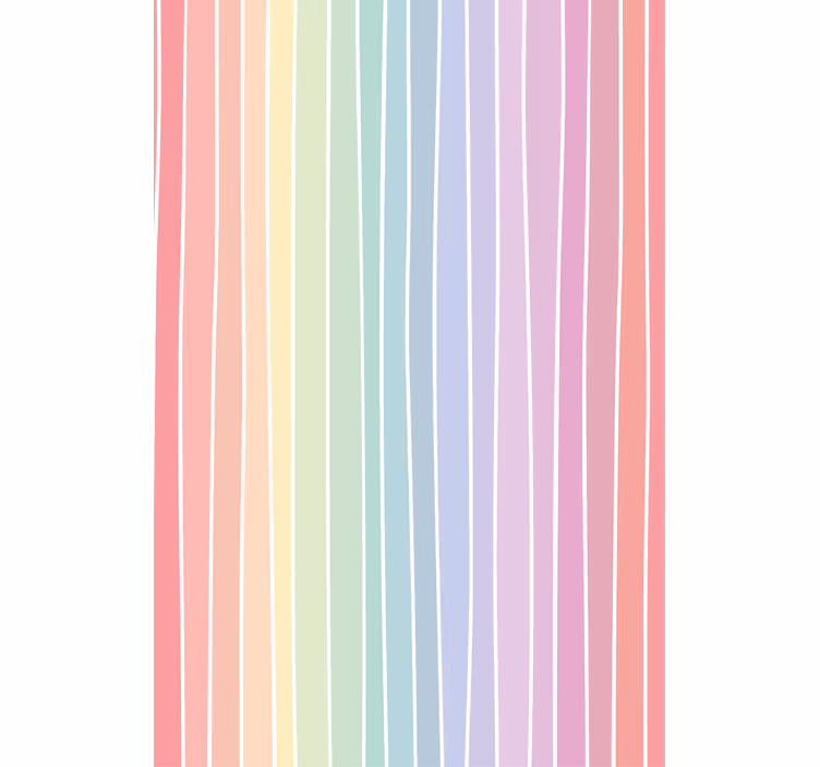 Watercolor vertical rainbow stripes blind - TenStickers