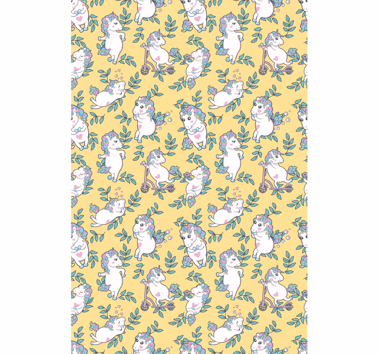 Baby unicorns playing childrens blind - TenStickers