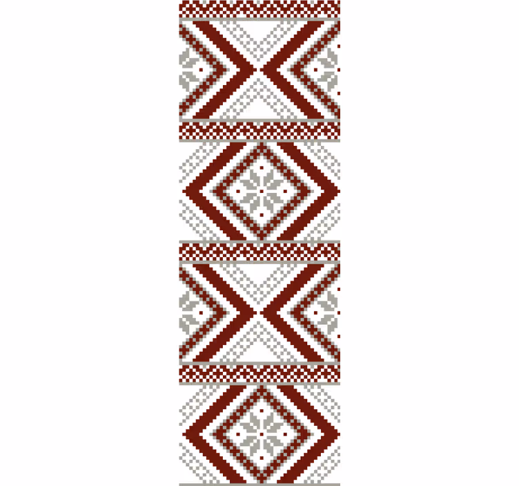 Texture and pattern blind geometric textile design - TenStickers