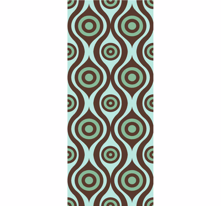Texture and pattern blind concentric circular design - TenStickers