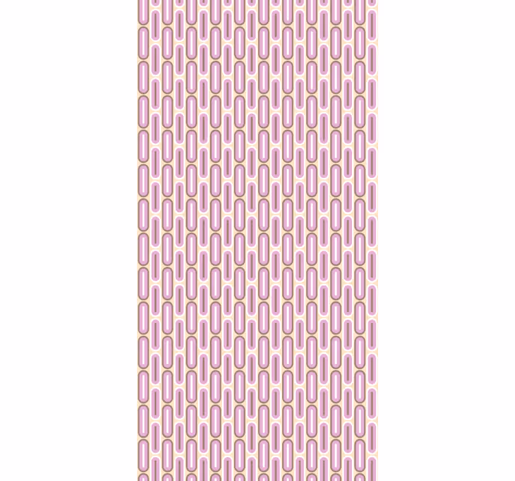 Retro pink arches more vintage roller blind - TenStickers