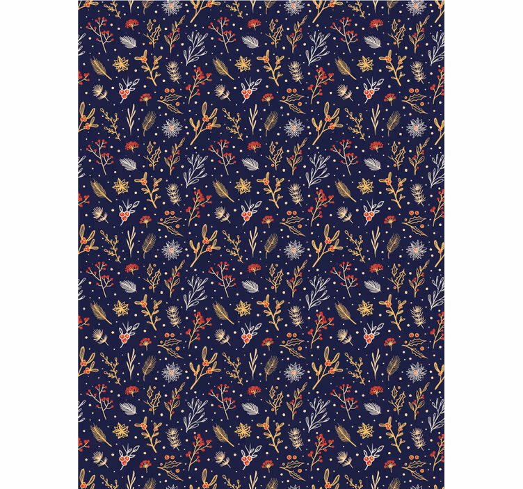 Floral Nature Pattern flowers and plant blind - TenStickers