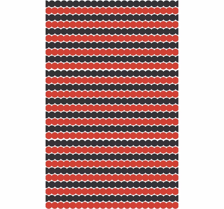 Red and black shapes texture and pattern blind - TenStickers