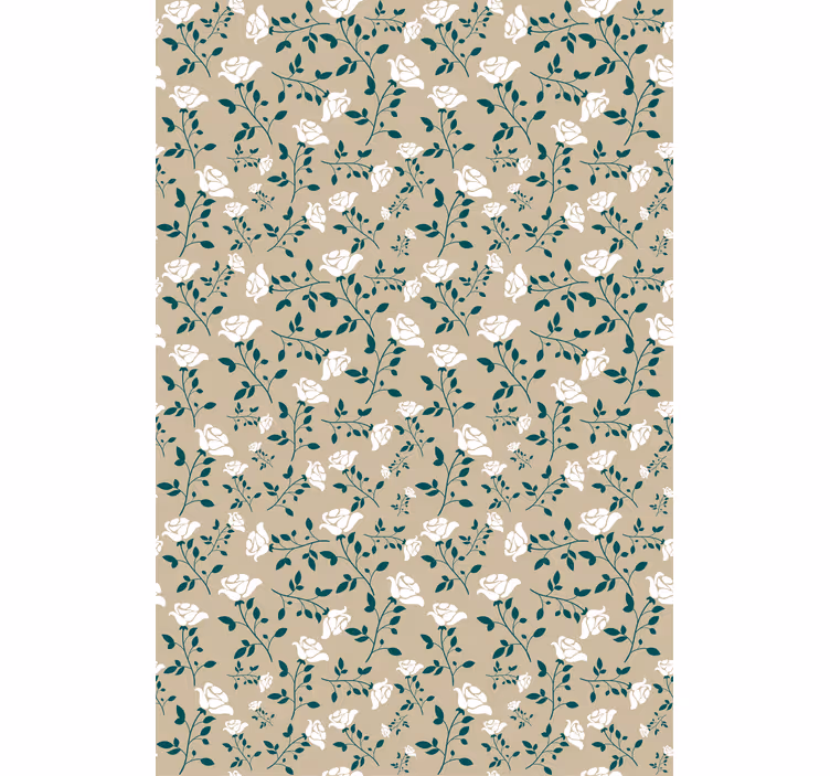 Gentle Botanical Motifs flowers and plant blind - TenStickers