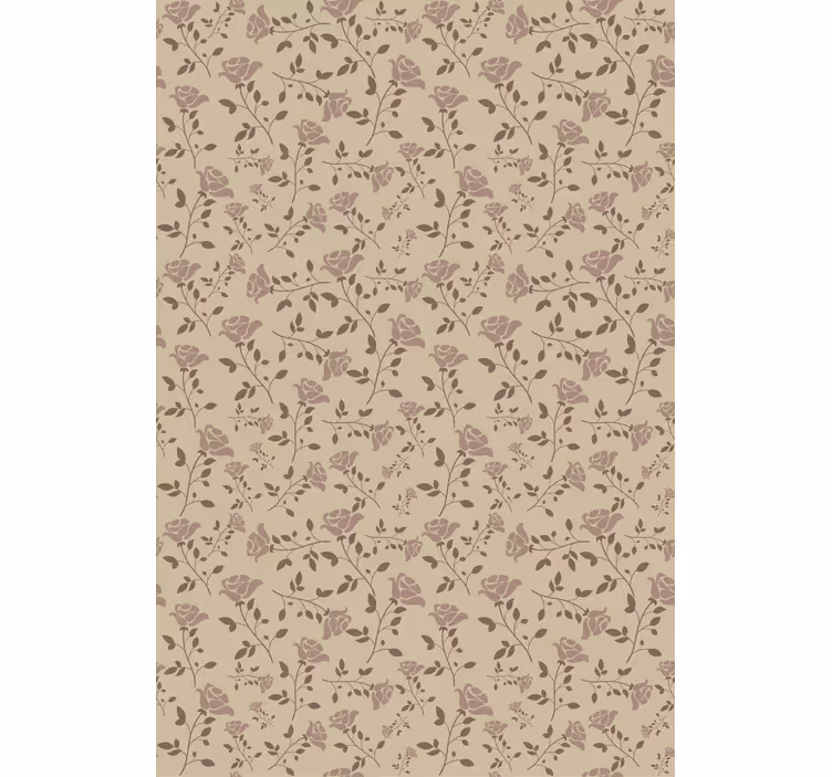 Subtle Botanical Features flower blind - TenStickers
