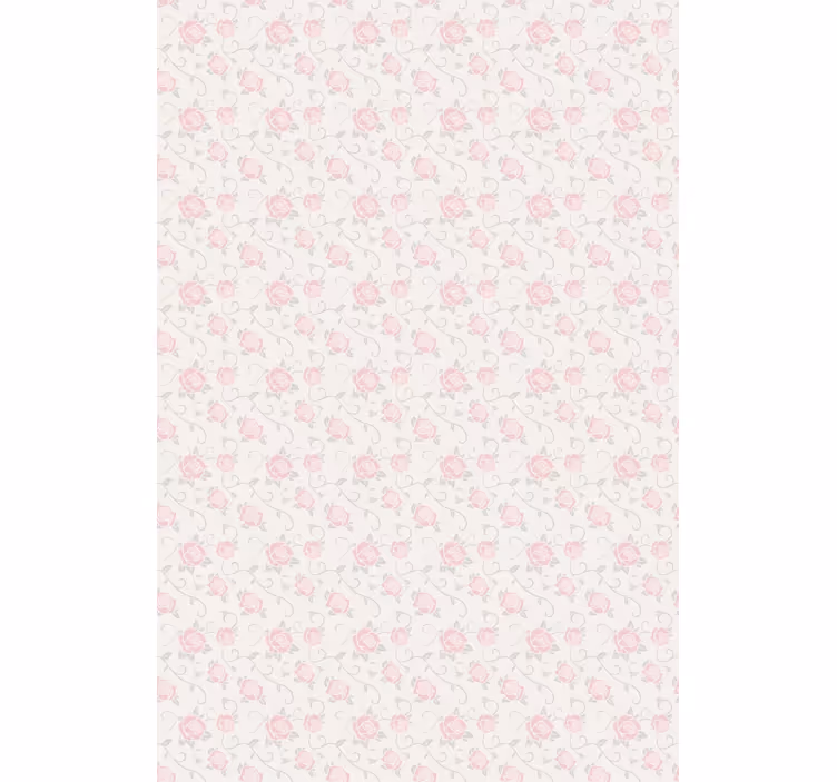 Delicate Pink Roses flower blind - TenStickers