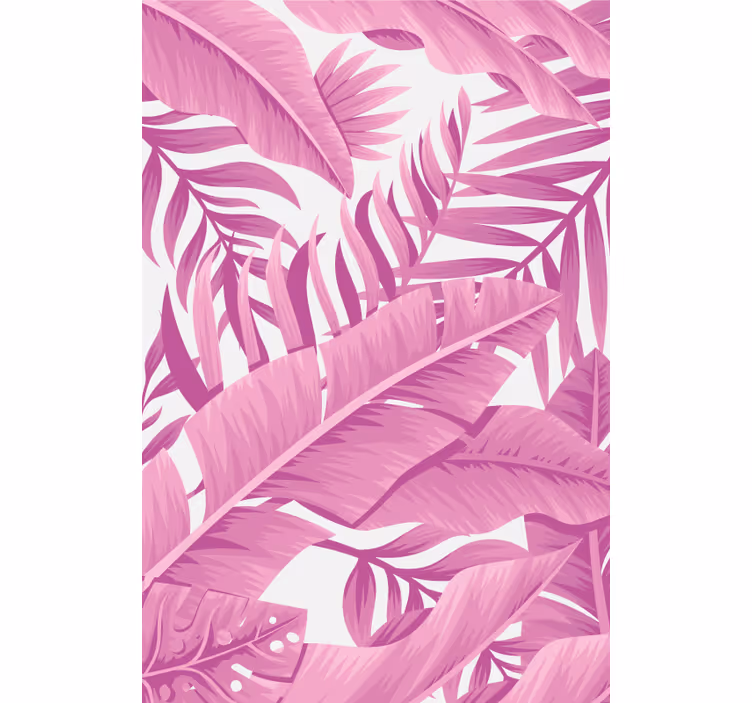 Tropical Leaf Motif flowers and plant blind - TenStickers
