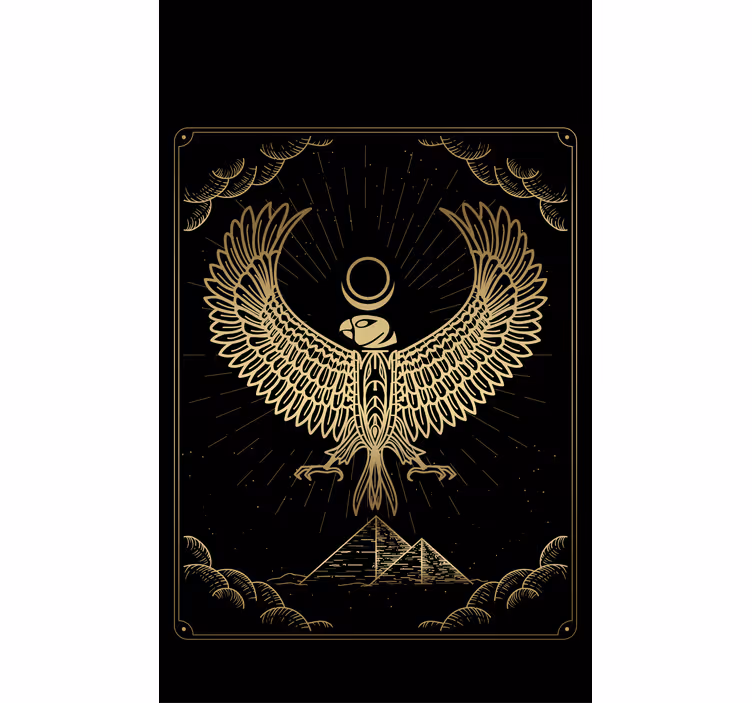 Egyptian God of Sun 'Horus' Elegant blind - TenStickers