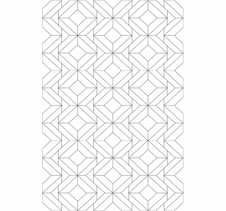 Geometric Figure Blocks modern blind - TenStickers