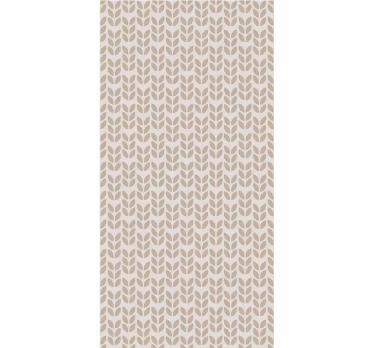 Flowers and plant blind leaf pattern design - TenStickers