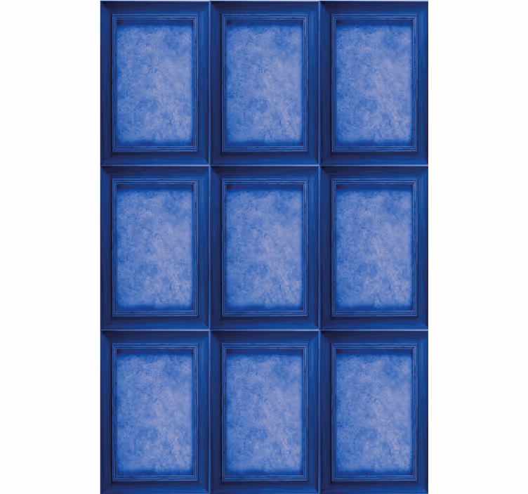 Elegant blue panels texture and pattern blind - TenStickers