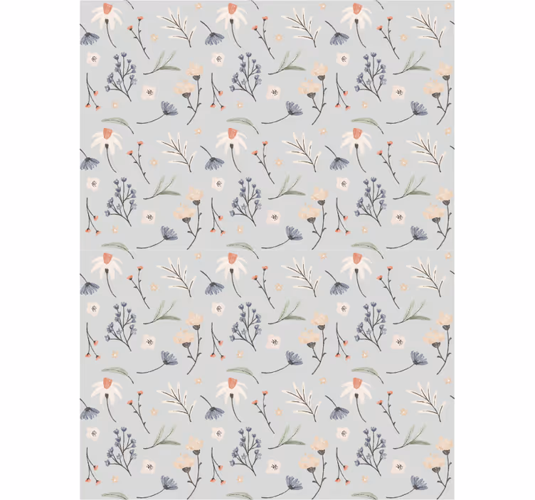 Delicate elements flower blind - TenStickers