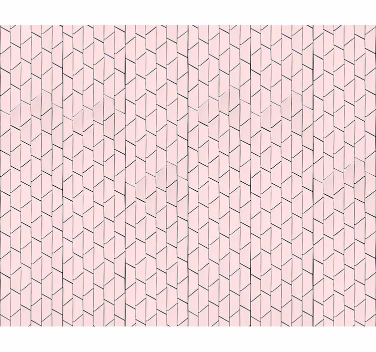 Pink geometric patterned design texture and pattern blind - TenStickers