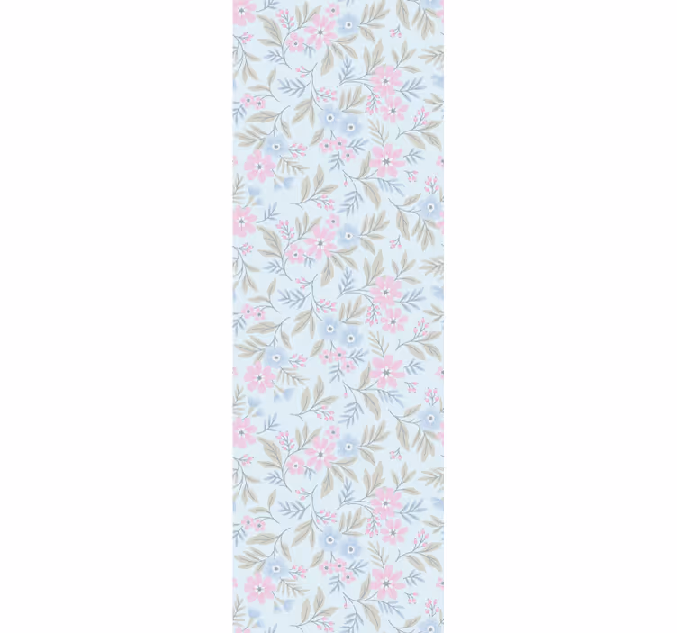 Subtle Botanical Motif flowers and plant blind - TenStickers