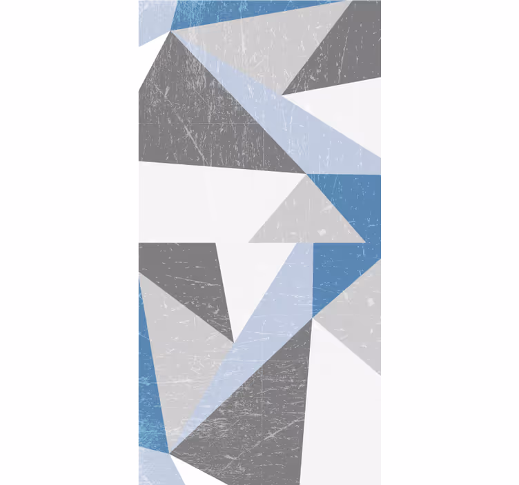 GEOMETRIC SHAPES ART modern blind - TenStickers