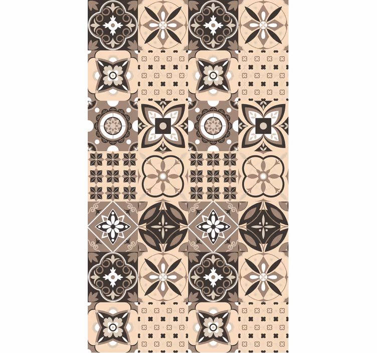 Ornate Tile Patterns texture and pattern blind - TenStickers