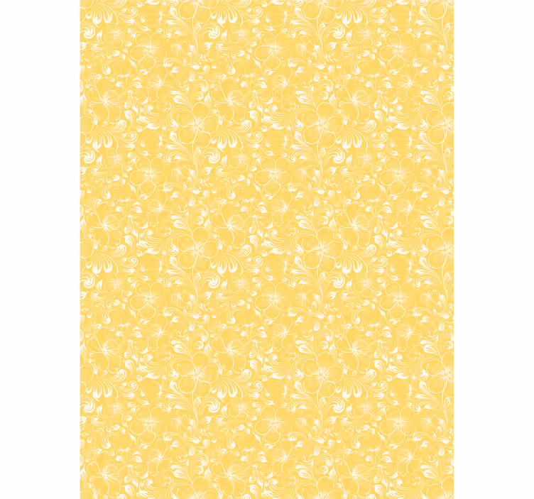 Delicate yellow motif flower blind - TenStickers