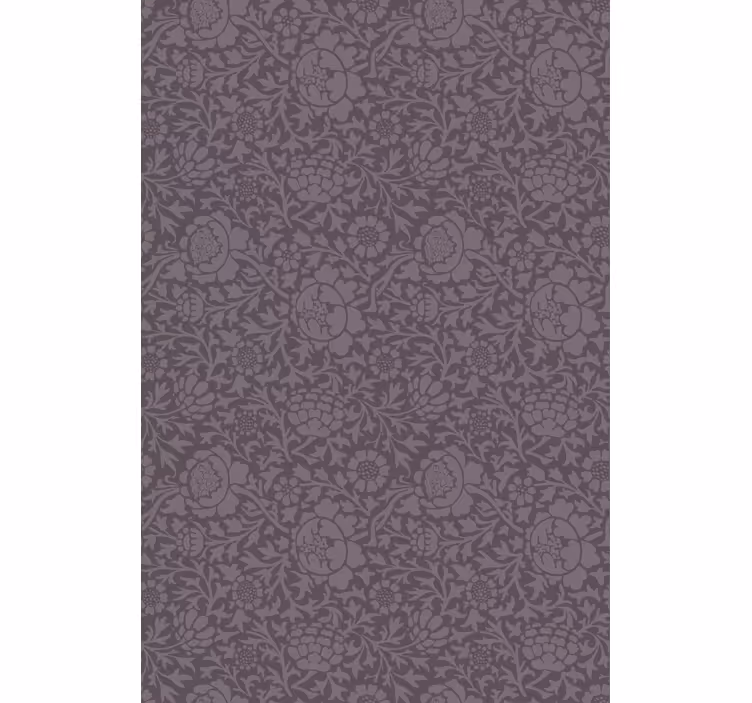 Elegant grey pattern flower blind - TenStickers