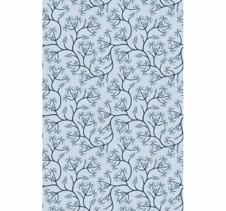 Elegant Botanical Pattern flowers and plant blind - TenStickers