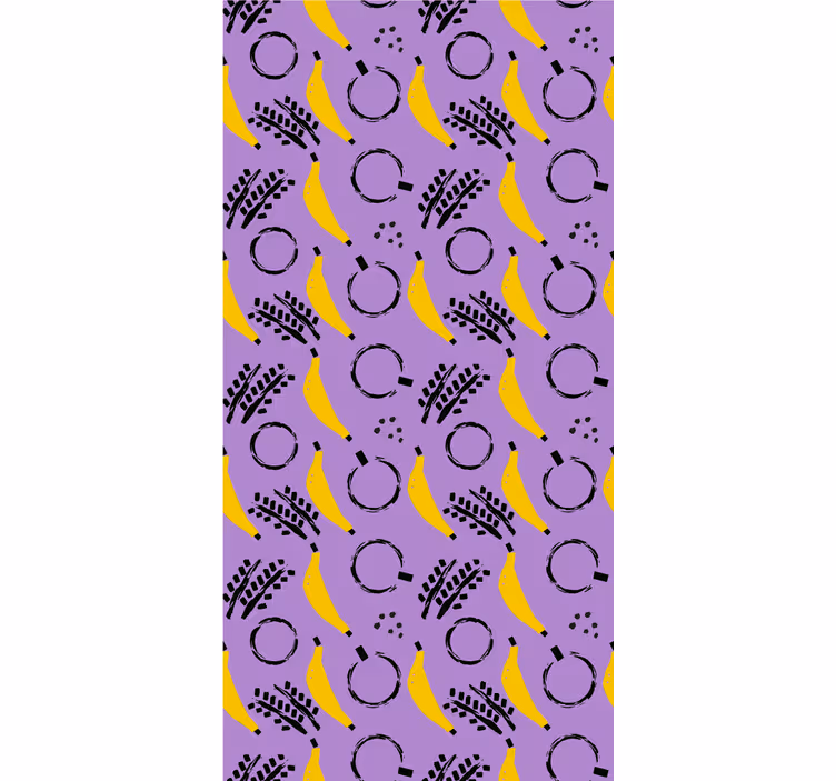 Banana Pattern Design fruit and vegetable blind - TenStickers