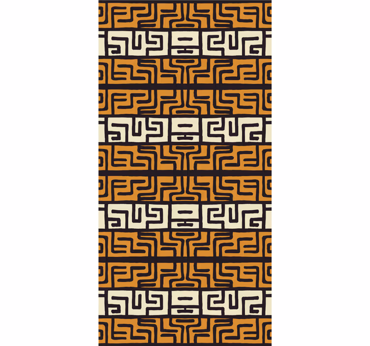 Geometric Arrangement Blend texture and pattern blind - TenStickers