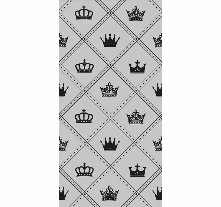 Crown Pattern Design elegant blind - TenStickers