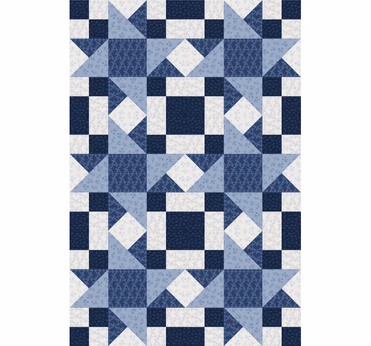 Patchwork Geometric Patterns texture and pattern blind - TenStickers