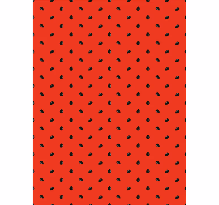 Red Strawberry Pattern fruit and vegetable blind - TenStickers