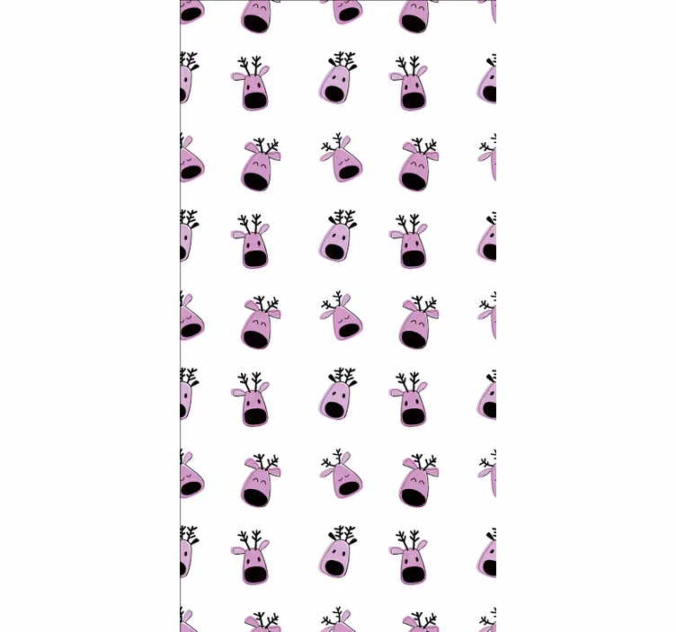 Cartoon Character Faces funky roller blind - TenStickers