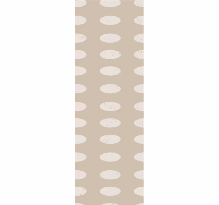 Texture and pattern blind oval design contrast - TenStickers