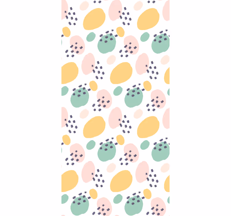 Pastel abstract shapes teenage  roller blind - TenStickers