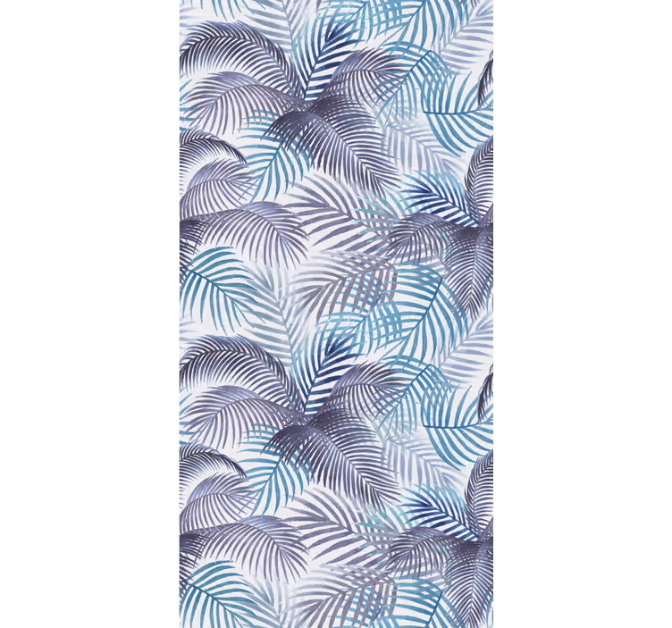 Tropical Leaf Theme flowers and plant blind - TenStickers