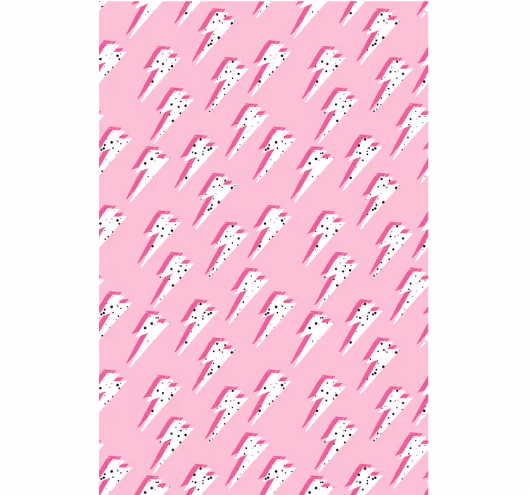White rays on pink background teenage  roller blind - TenStickers