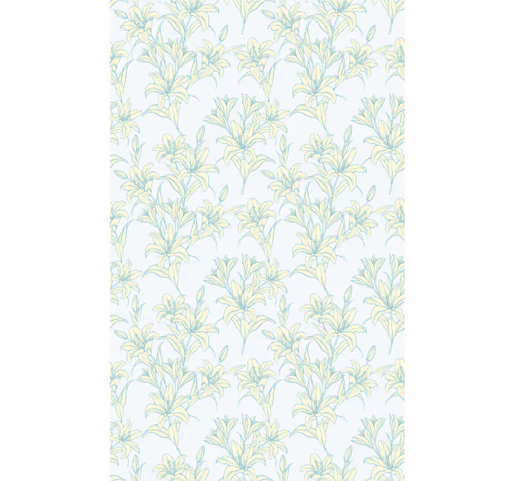 Subtle Botanical Motifs flowers and plant blind - TenStickers