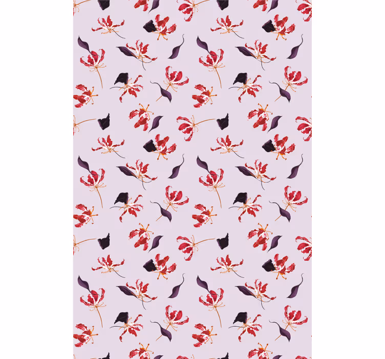 Lush pattern flowers and plant blind - TenStickers