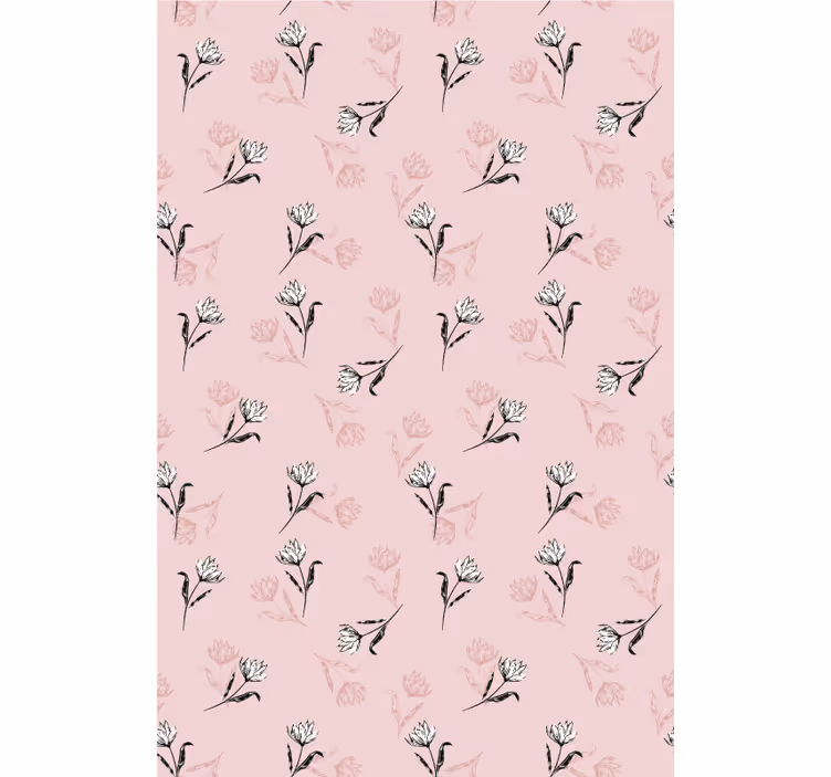 Gentle Blossom Motif flowers and plant blind - TenStickers