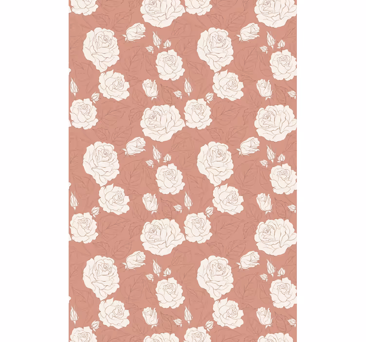 Delicate arrangement flower blind - TenStickers