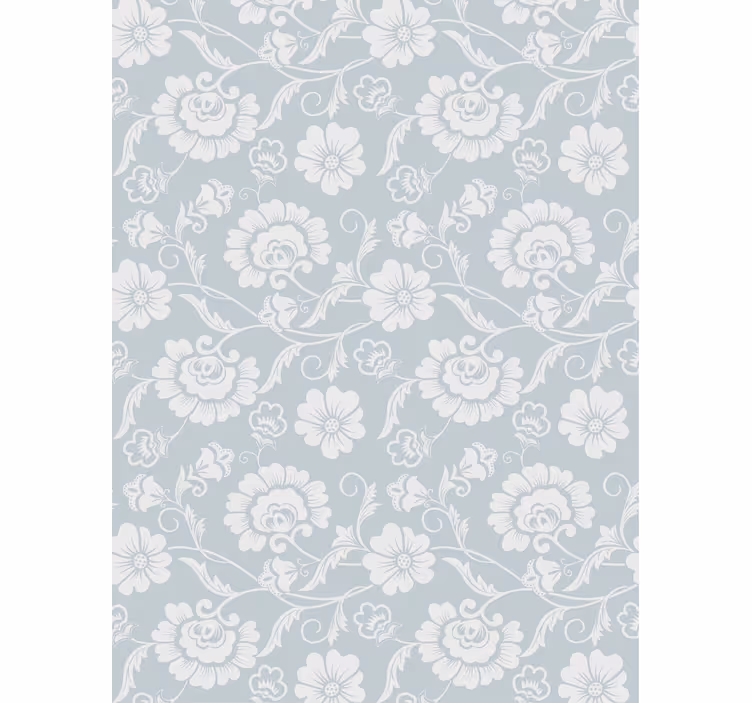 Grey motif sophistication flower blind - TenStickers
