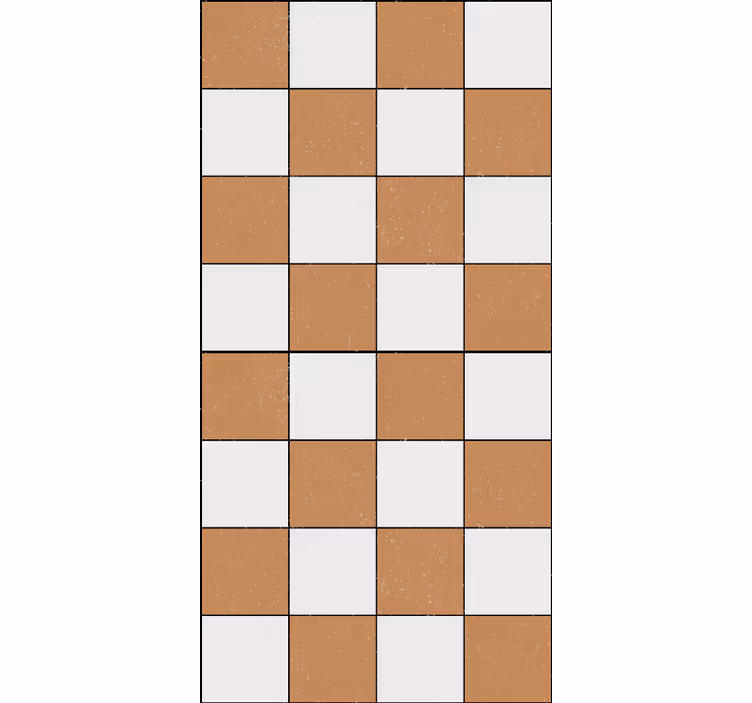 Texture and pattern blind checkerboard design - TenStickers