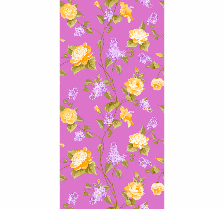 Floral Blossom Panes flowers and plant blind - TenStickers