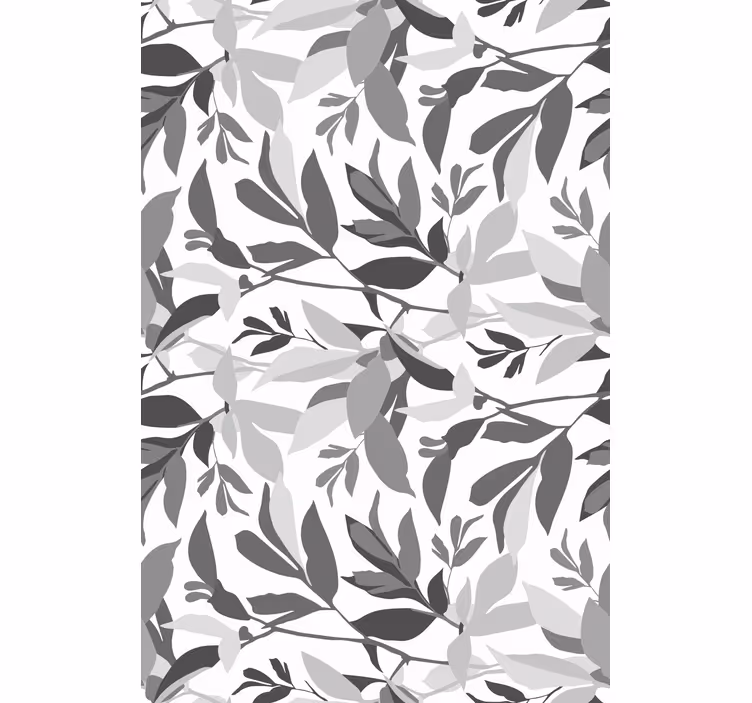 Stylish Leaf Pattern flowers and plant blind - TenStickers