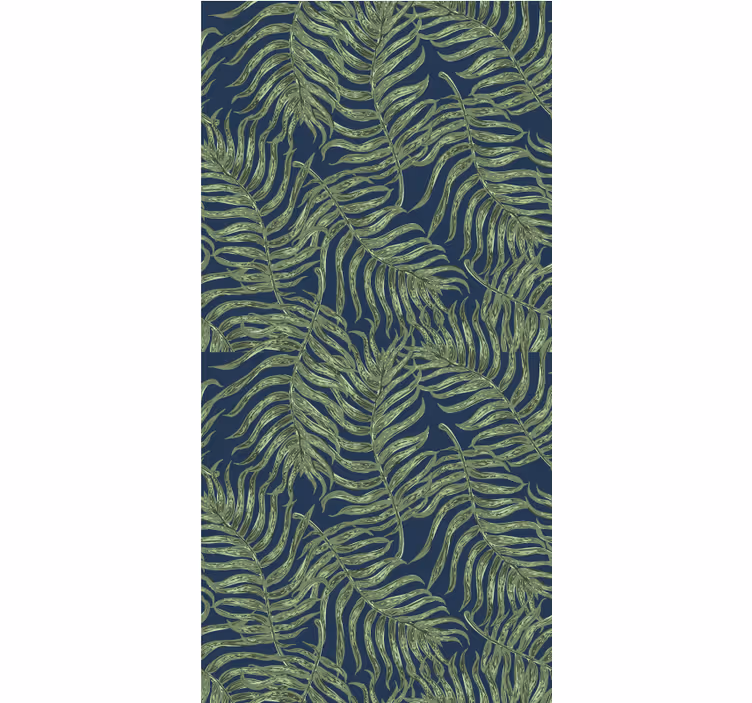 Lush Fern Pattern flowers and plant blind - TenStickers