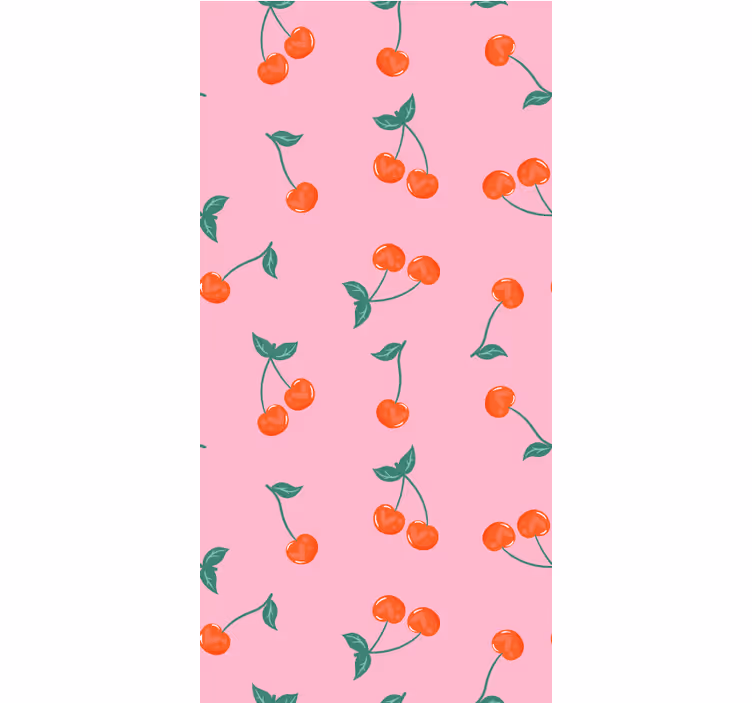 Cherry blossom motif kitchen blind - TenStickers