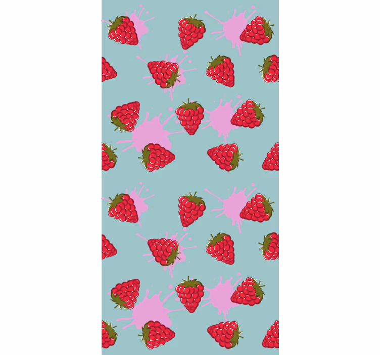 Strawberry splashes fruit and vegetable blind - TenStickers