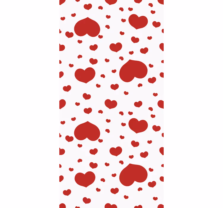 Romantic blind with heart pattern decor - TenStickers