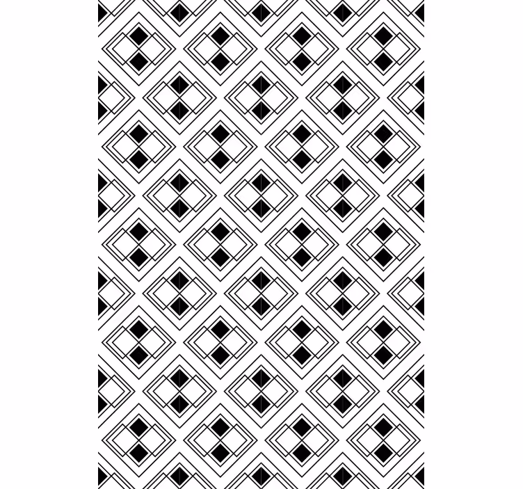 Elegant geometric pattern Modern blind - TenStickers