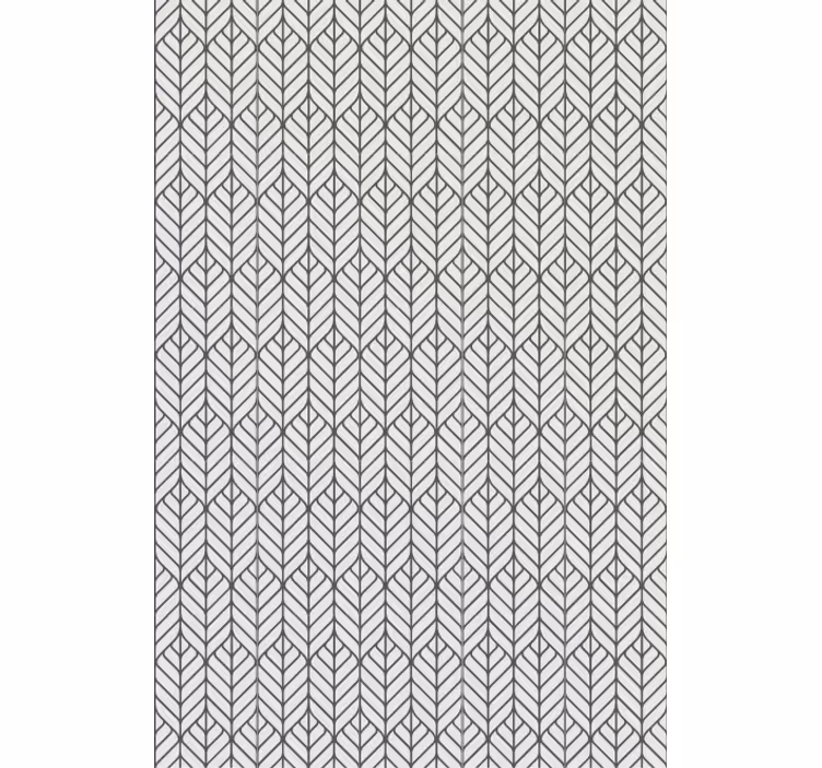 Elegant herringbone pattern Flower roller blind - TenStickers